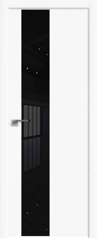 Дверь Аляска 5Е ст.черный лак 2000*800 кромка 4 стор. ABS