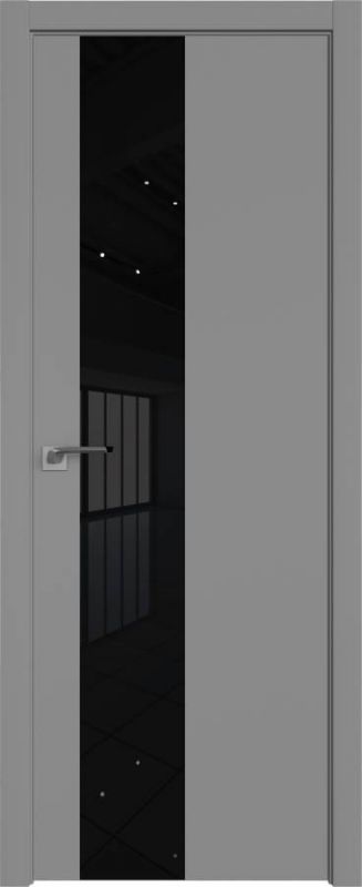 Дверь Манхэттен 5Е ст.черный лак 2000*800 кромка 4 стор. ABS