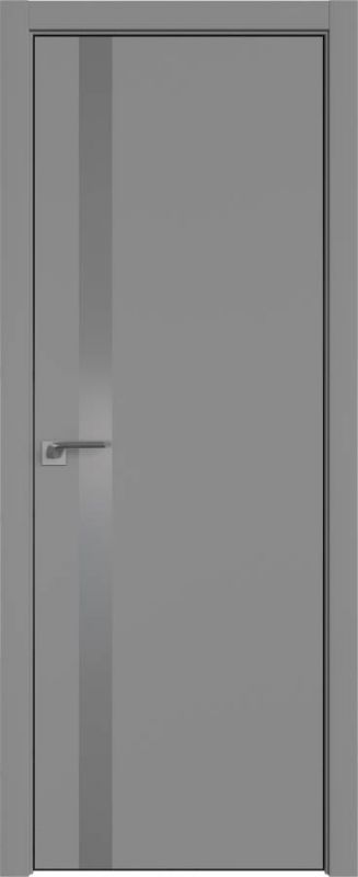 Дверь Манхэттен 6Е ст.серебро матлак 2000*800 (190) кромка 4 стор. Black Edition Eclipse