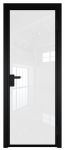 Дверь 1AG Черный матовый ст.триплекс белый заглушка Черный