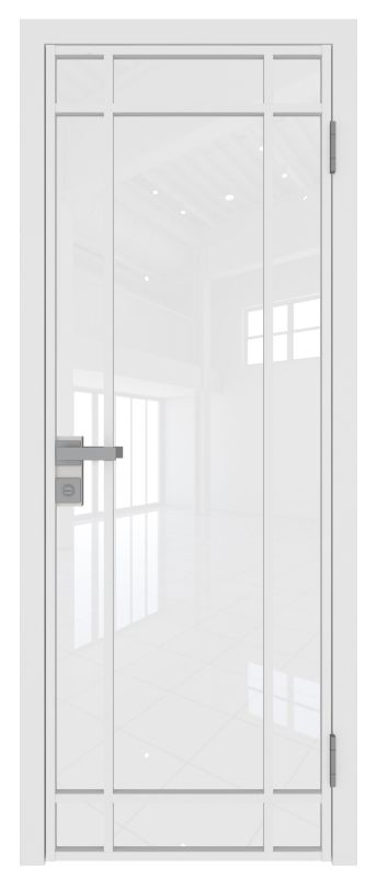 Дверь 5AG Белый матовый ст.триплекс белый 2000*800 (190) заглушка Белый