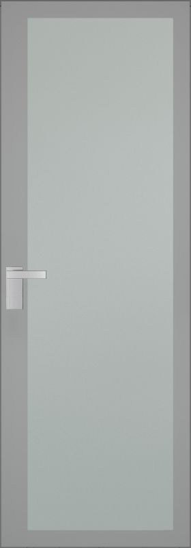Дверь 2AGK Матовый ст.мателюкс бесцветный 2000*800 (190) пр.серый Eclipse