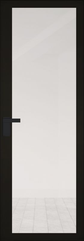 Дверь 2AGK Черный ст.планибель бесцветный 2000*800 (190) пр.черный Eclipse