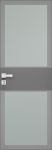 Дверь 5AGK Матовый ст.мателюкс б.цв 2000*800 (190) вс.Грей пр.серый Eclipse
