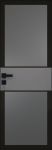 Дверь 5AGK Черный ст.мателюкс графит 2000*800 (190) вс.Грей пр.черный Eclipse