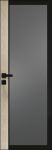 Дверь 6AGK Черный ст.мателюкс графит 2000*800 (190) вс.Дуб Скай Крем пр.черный Eclipse
