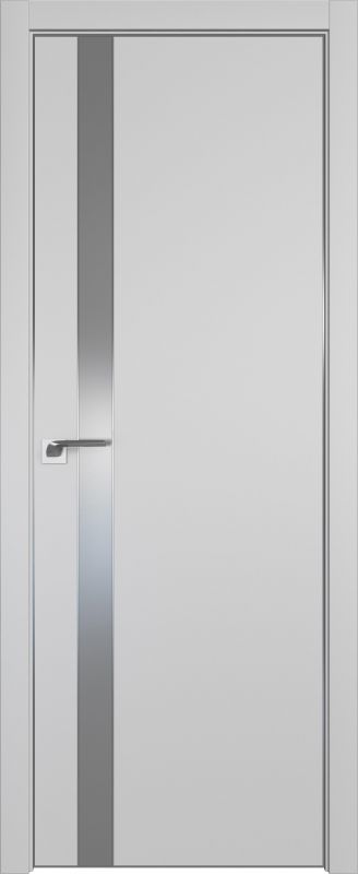 Дверь Манхэттен 106Е ст.серебро матлак 2000*800 (190) кромка 4 стор. матовая Eclipse
