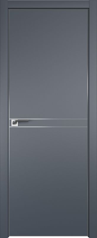 Дверь Антрацит 111Е AL 2000*800 (190) кромка 4 стор. матовая Eclipse