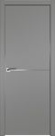 Дверь 12Е Грей AL кромка 4 стор. матовая