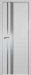 Дверь Манхэттен 16Е ст.серебро матлак 2000*800 (190) кромка 4 ст.матовая REVERSE INVISIBLE L Eclipse