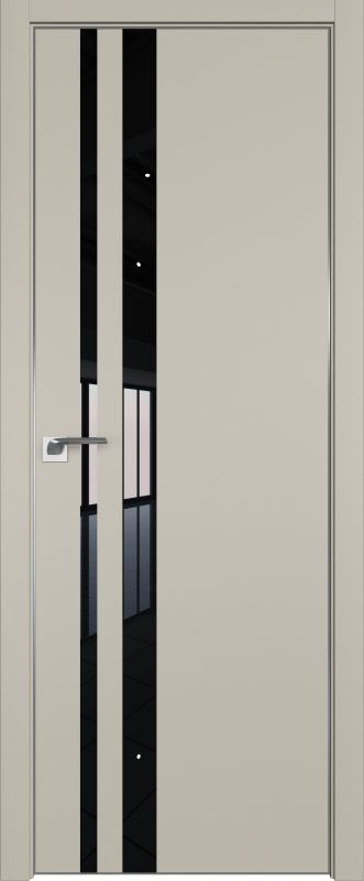 Дверь Шеллгрей 16Е ст.черный лак 2000*800 (190) кромка 4 стор. матовая Eclipse