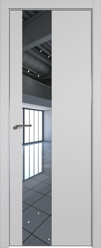 Дверь Манхэттен 5Е ст.зеркало 2000*800 (190) кромка 4 стор. матовая Eclipse