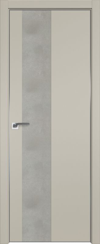 Дверь Шеллгрей  5Е вс.бетон платина 2000*800 (190) кромка 4 стор. матовая Eclipse