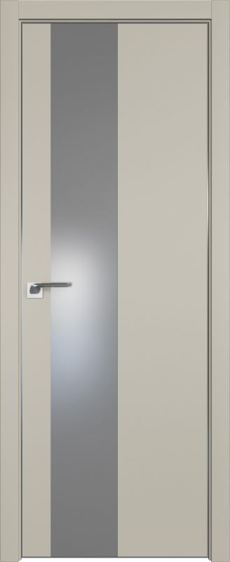 Дверь Шеллгрей  5Е ст.серебро матлак 2000*800 (190) кромка 4 стор. матовая Eclipse