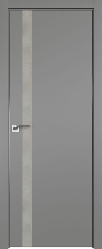 Дверь Грей  6Е вс.бетон платина 2000*800 (190) кромка 4 стор. матовая Eclipse