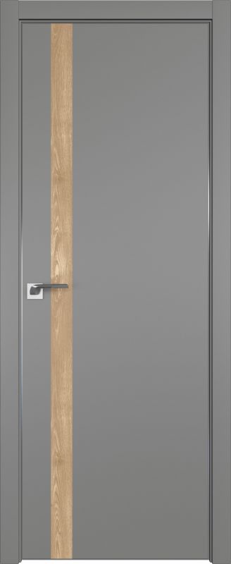 Дверь Грей  6Е вс.каштан натуральный 2000*800 (190) кромка 4 стор. матовая Eclipse