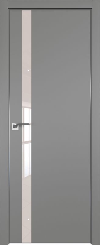 Дверь Грей  6Е ст.перламутровый лак 2000*800 кромка 4 стор. ABS