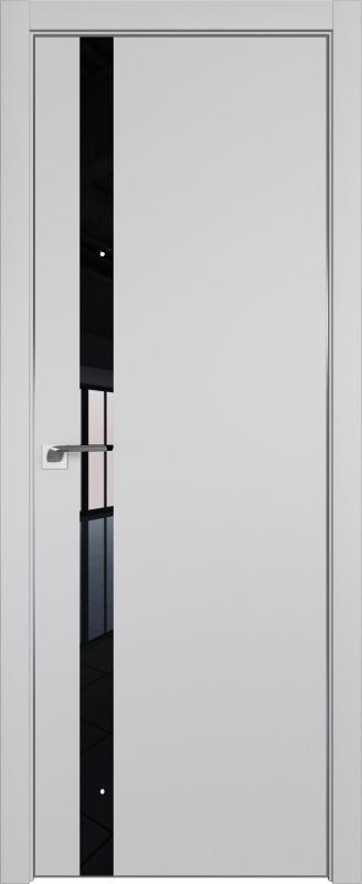 Дверь Манхэттен 6Е ст.черный лак 2000*800 кромка 4 стор. черная ABS