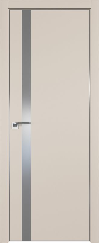 Дверь Санд  6Е ст.серебро матлак 2000*800 (190) кромка 4 стор. матовая Eclipse