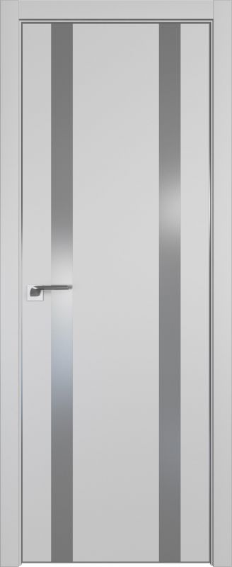 Дверь Манхэттен 9Е ст.серебро матлак 2000*800 (190) кромка 4 стор. матовая Eclipse