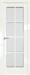 Дверь 101L ДаркВайт Люкс ст.матовое