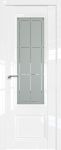 Дверь 2.103L Белый Люкс ст.гравировка 1