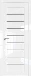 Дверь 73L Белый Люкс ст.графит