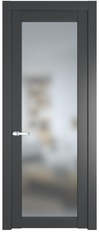 Дверь 1.1.2 PD Графит ст. матовое с 2-х сторон