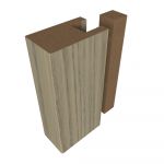 Декоративная рейка 30*50*2750 (комплект 2 шт.)