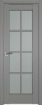 Дверь 101U Грей ст.матовое