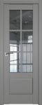 Дверь 103U Грей ст.прозрачное
