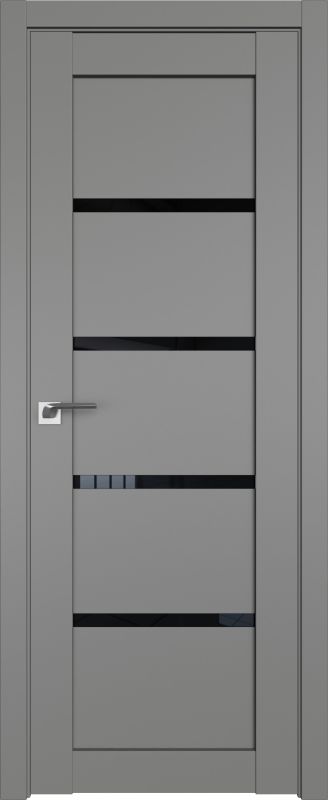 Дверь Грей 2.09U 2000*800 ст.триплекс черный