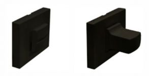 COMIT Завертка WC на розетке RO80 матовый черный