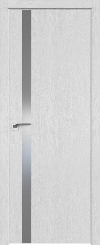 Дверь Монблан  6ZN ст.серебро матлак 2000*800 кромка 4 стор. ABS